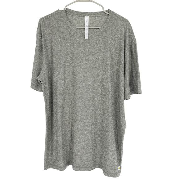 Vuori The Strato Tech Tee Heathered Gray Men's Size XL - Picture 3 of 7